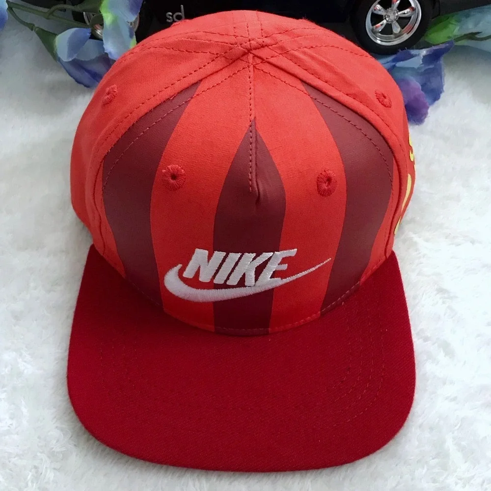 Nike NWOT Orange and Dark Red Baseball Cap for Boys Infants
